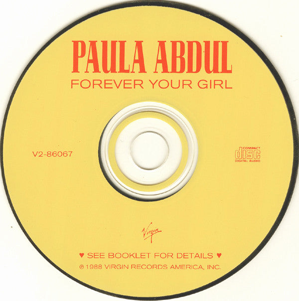 Paula Abdul : Forever Your Girl (CD, Album, RE)