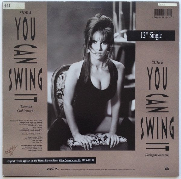 Sheena Easton : You Can Swing It (12", Single)