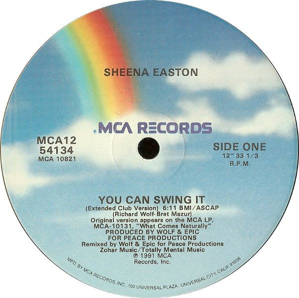 Sheena Easton : You Can Swing It (12", Single)