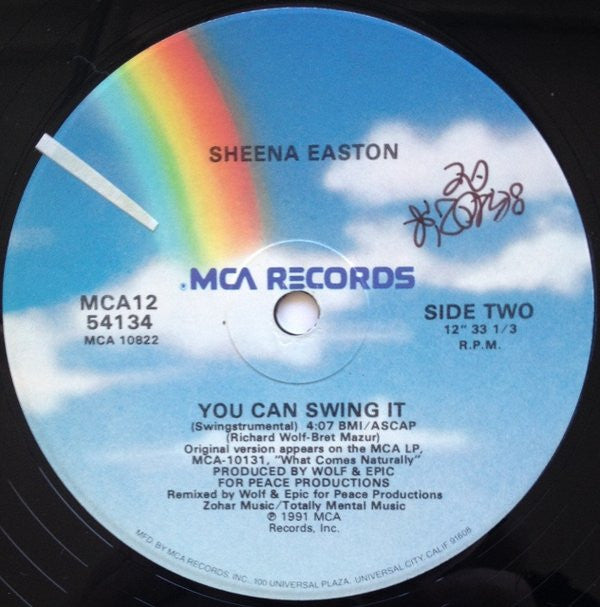 Sheena Easton : You Can Swing It (12", Single)