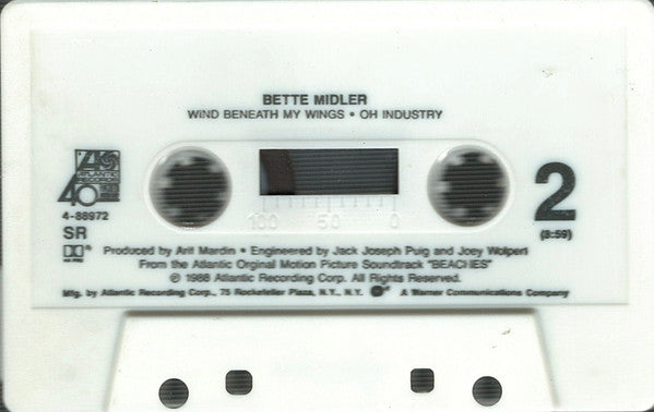 Bette Midler : Wind Beneath My Wings (Cass, Single)