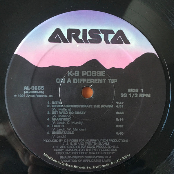 K-9 Posse : On A Different Tip (LP, Album)