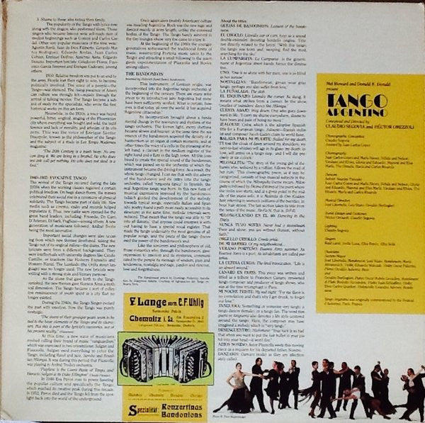 Claudio Segovia & Héctor Orezzoli : Tango Argentino - Original Cast Recording (2xLP, Album)