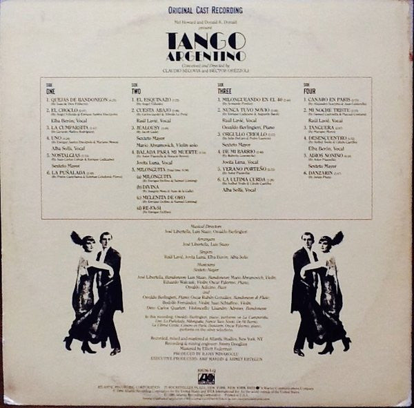Claudio Segovia & Héctor Orezzoli : Tango Argentino - Original Cast Recording (2xLP, Album)