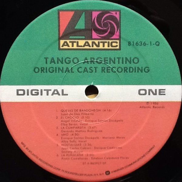 Claudio Segovia & Héctor Orezzoli : Tango Argentino - Original Cast Recording (2xLP, Album)