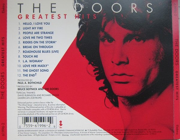 The Doors : Greatest Hits (CD, Comp, Club, Enh, RE)