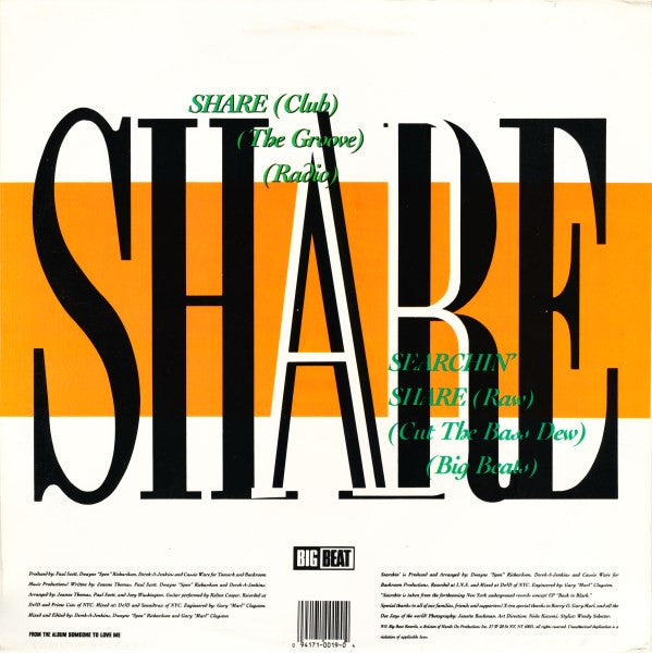 Jomanda : Share (12")