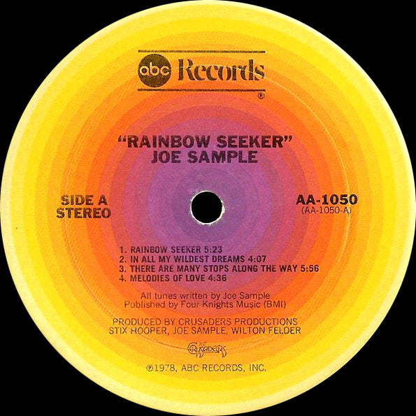Joe Sample : Rainbow Seeker (LP, Album)