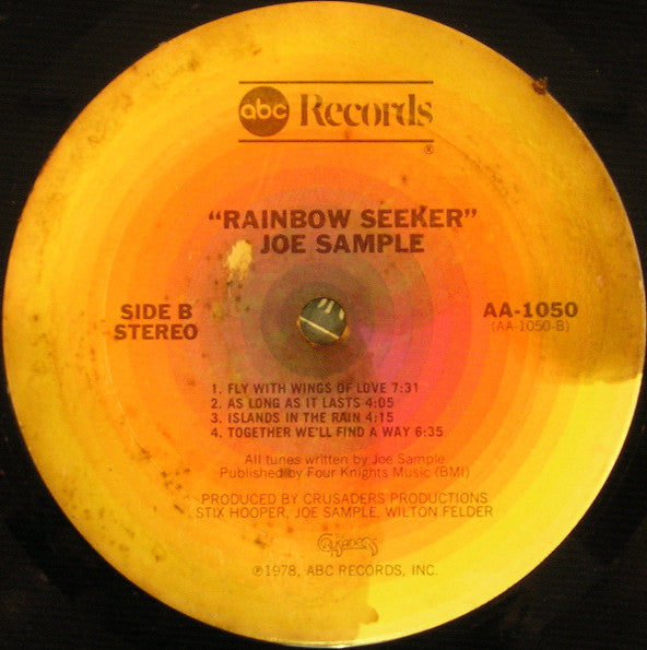 Joe Sample : Rainbow Seeker (LP, Album)