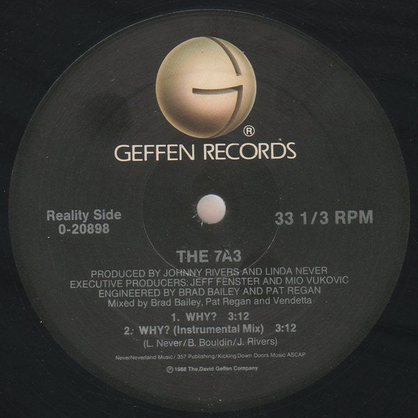 7A3 : Party Time! / Why? (12", Maxi, AR )