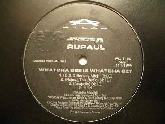 RuPaul : Whatcha See Is Whatcha Get (12")