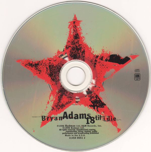 Bryan Adams : 18 Til I Die (CD, Album)