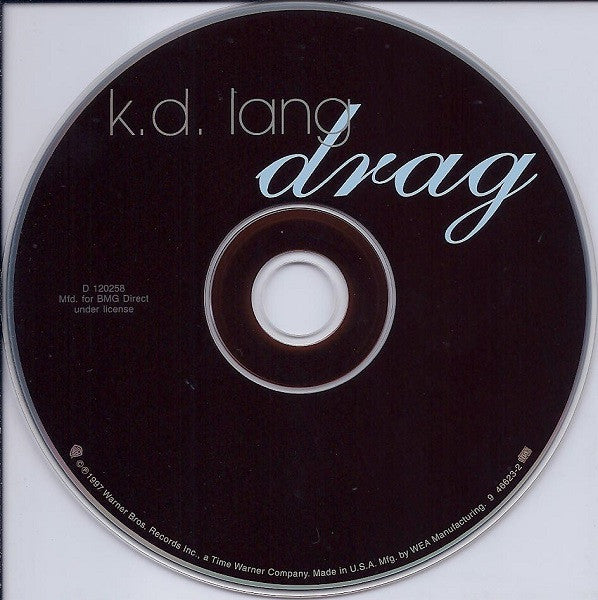 k.d. lang : Drag (CD, Album, Club)