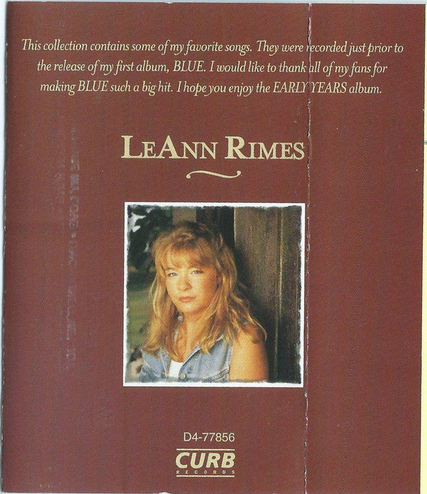 LeAnn Rimes : Unchained Melody / The Early Years (Cass, Comp)