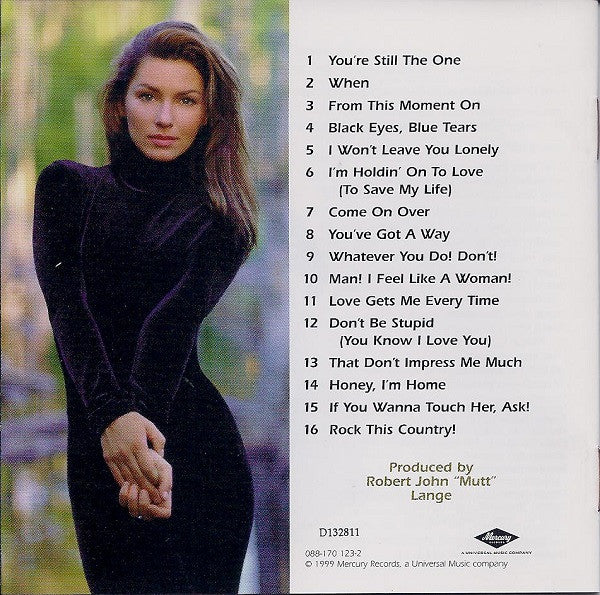 Shania Twain : Come On Over (International Version) (CD, Album, Club)