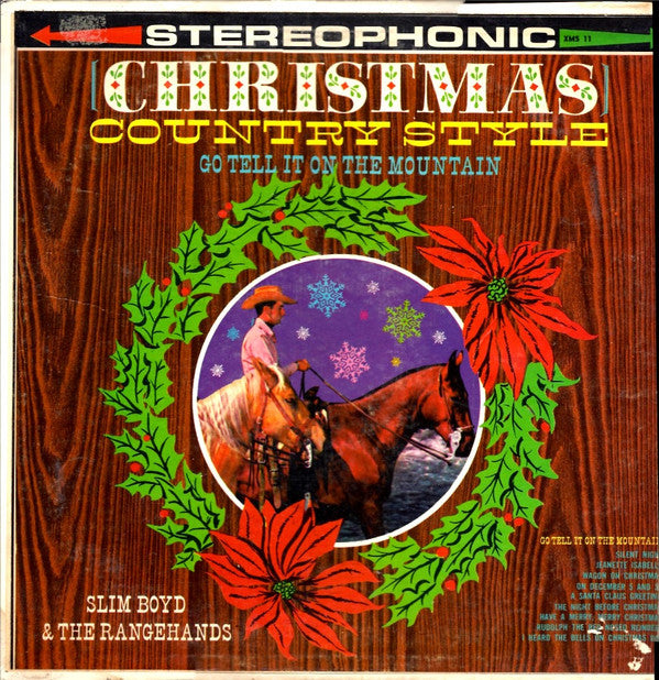 Slim Boyd And The Rangehands : Christmas Country Style (LP, Album)