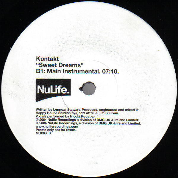 Kontakt : Sweet Dreams (12", Promo)