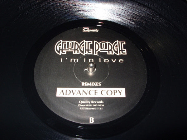 Georgie Porgie : I'm In Love (12", Promo)
