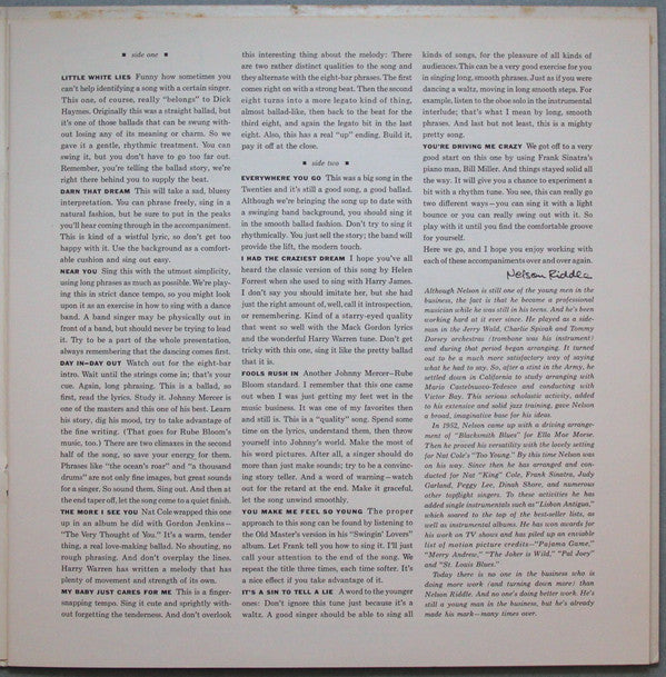 Nelson Riddle And His Orchestra : Sing A Song With Riddle (LP, Album, Gat)