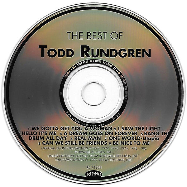 Todd Rundgren : The Best Of Todd Rundgren (CD, Comp)