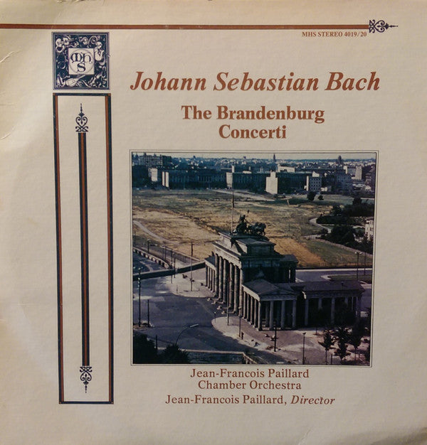 Johann Sebastian Bach, Orchestre De Chambre Jean-François Paillard, Jean-François Paillard : The Brandenburg Concerti (2xLP, Gat)