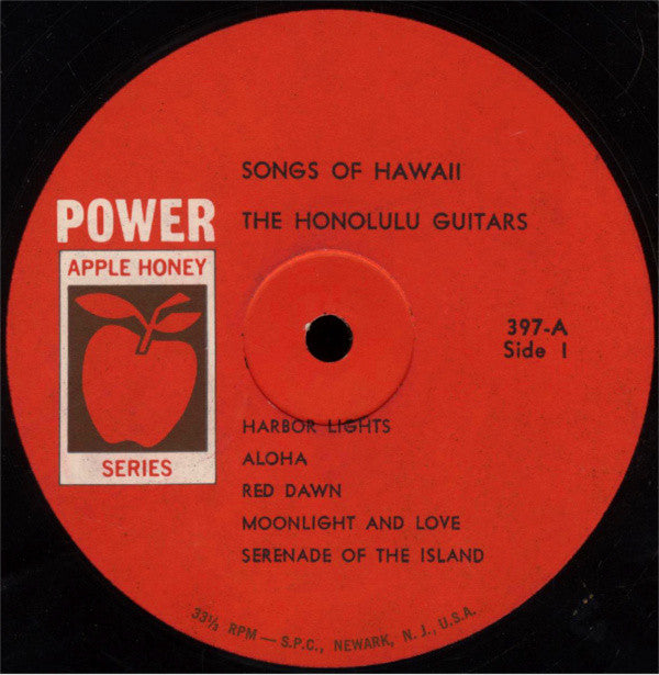 The Honolulu Guitars : Songs Of Hawaii (LP, Album, Mono)
