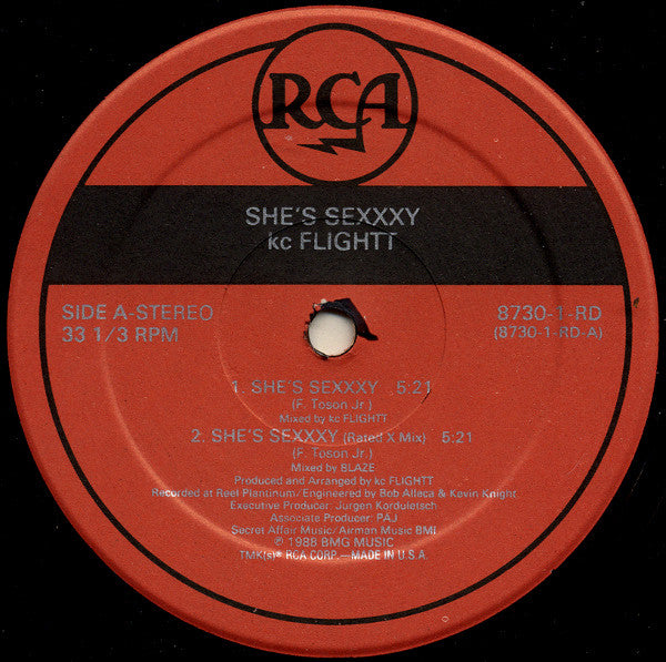KC Flightt : She's Sexxxy (12")