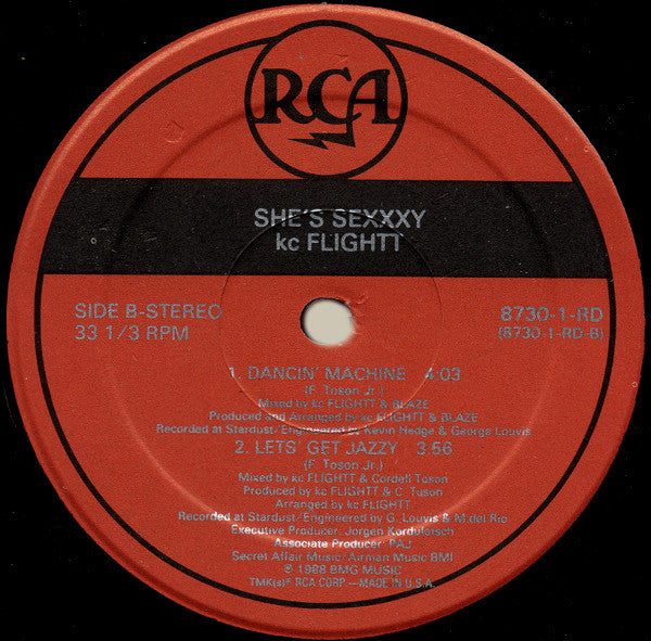 KC Flightt : She's Sexxxy (12")