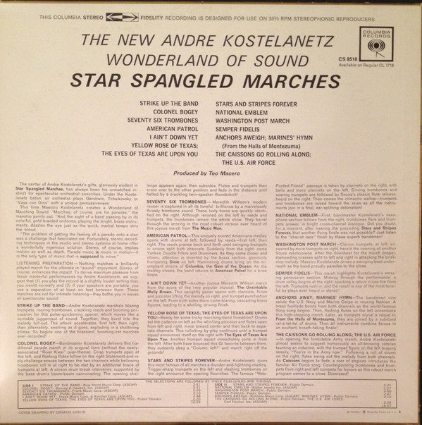 André Kostelanetz : Wonderland Of Sound - Star Spangled Marches (LP, Album)