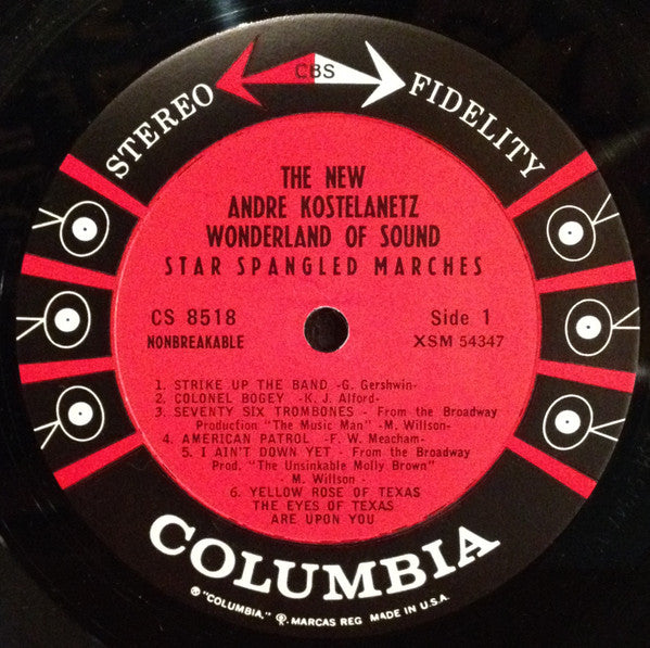André Kostelanetz : Wonderland Of Sound - Star Spangled Marches (LP, Album)