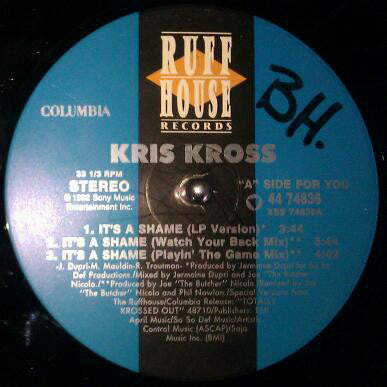 Kris Kross : It's A Shame (12", Single)
