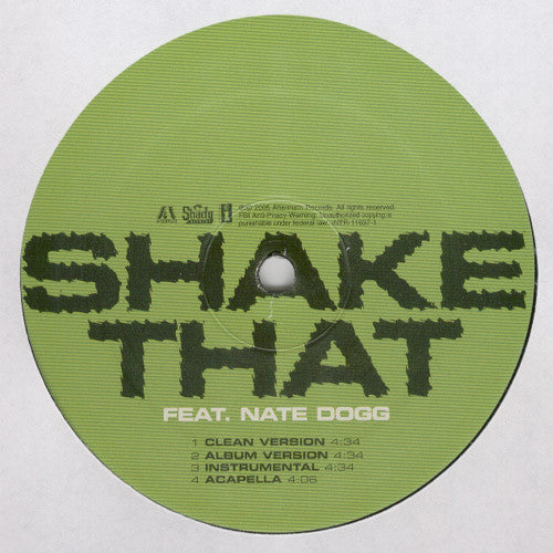 Eminem : Shake That (12")
