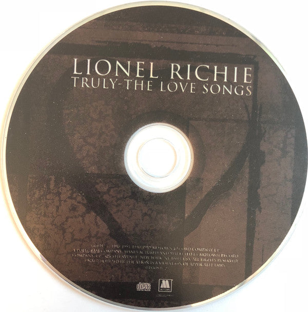 Lionel Richie : Truly - The Love Songs (CD, Comp, PMD)