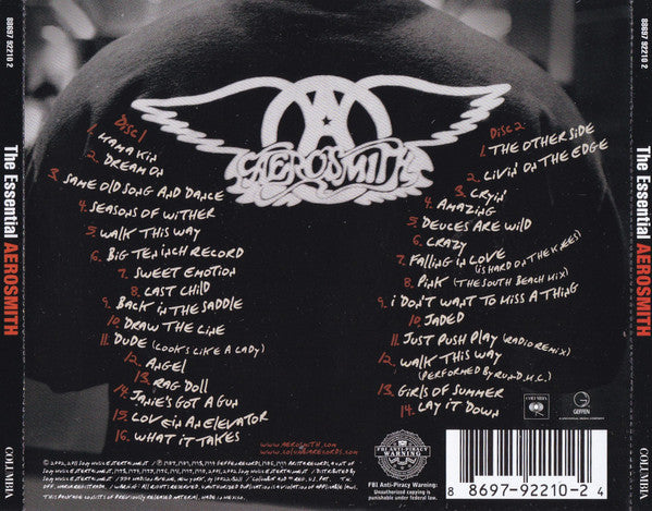 Aerosmith : The Essential Aerosmith (2xCD, Comp, RE)