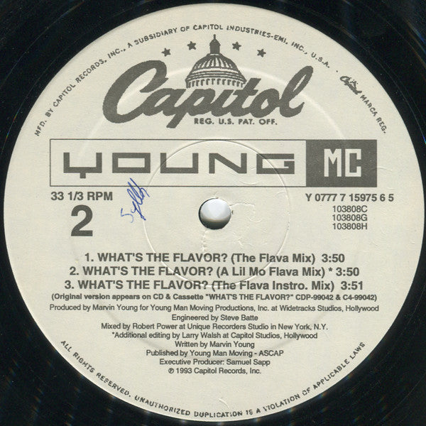 Young MC : What's The Flavor? (12")