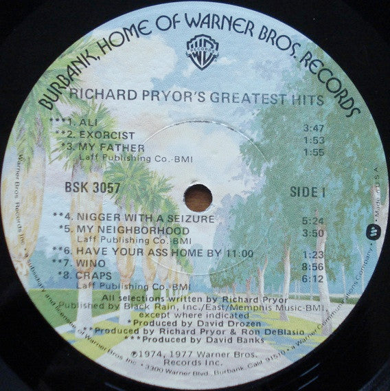 Richard Pryor : Richard Pryor's Greatest Hits (LP, Album, Comp, Win)