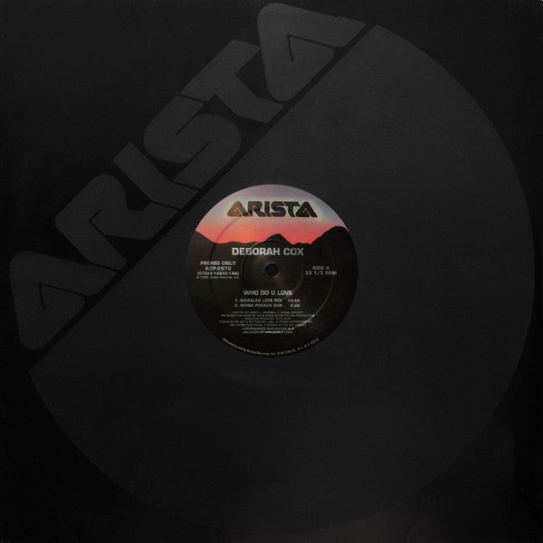 Deborah Cox : Who Do U Love (12", Promo)