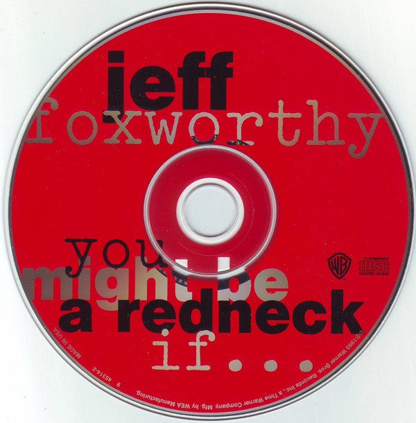 Jeff Foxworthy : You Might Be A Redneck If... (CD, Album)