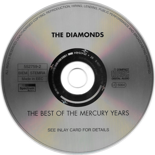The Diamonds : The Best Of The Diamonds (CD, Comp, RE)