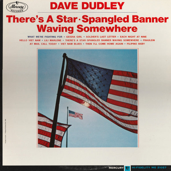 Dave Dudley : There's A Star Spangled Banner Waving Somewhere (LP, Album, Mono)