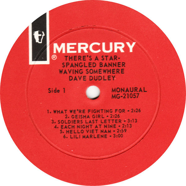 Dave Dudley : There's A Star Spangled Banner Waving Somewhere (LP, Album, Mono)