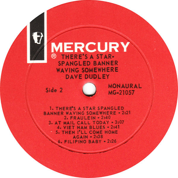 Dave Dudley : There's A Star Spangled Banner Waving Somewhere (LP, Album, Mono)