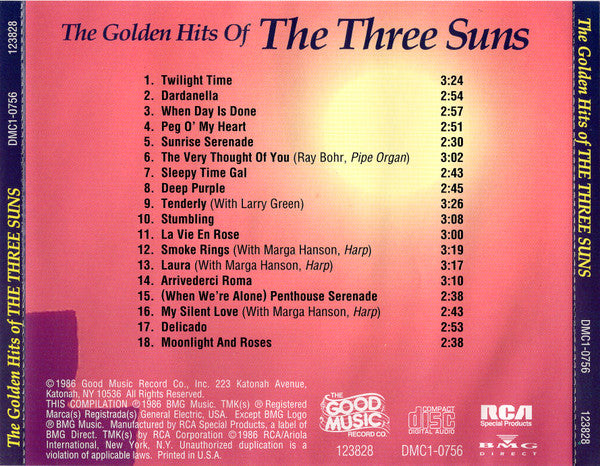 The Three Suns : The Golden Hits Of The Three Suns (CD, Comp)