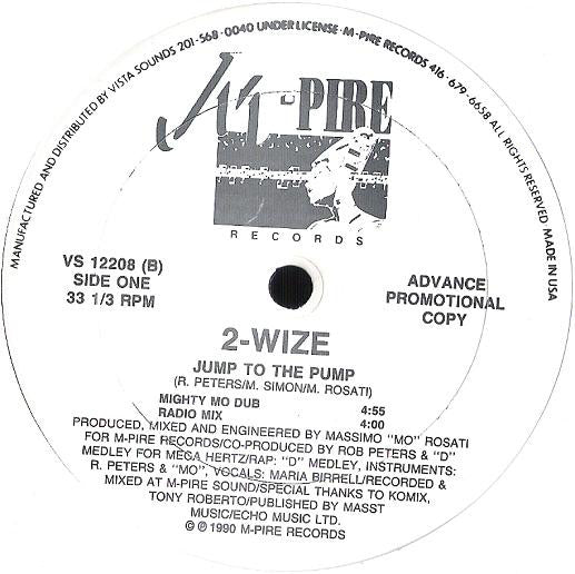 2-Wize : Jump To The Pump (12", Promo)