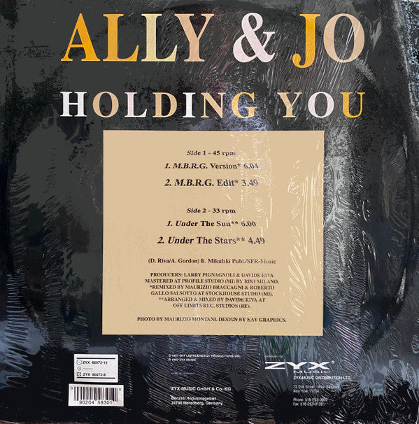Ally & Jo : Holding You (12")