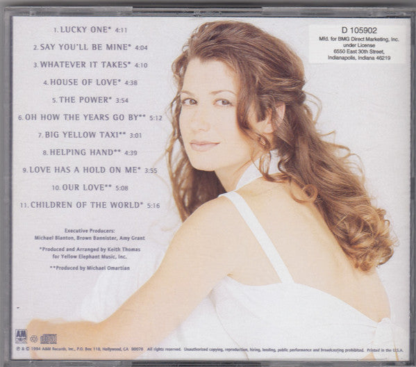 Amy Grant : House Of Love (CD, Album, Club)