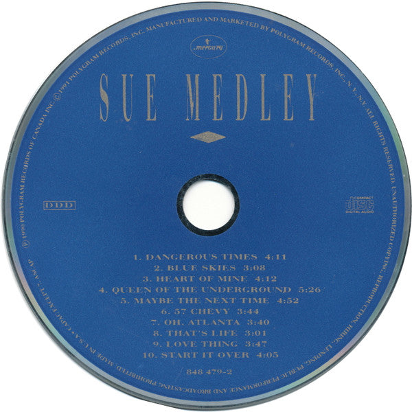 Sue Medley : Sue Medley (CD, Album)
