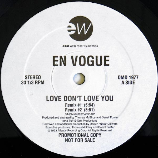 En Vogue : Love Don't Love You (12", Promo)