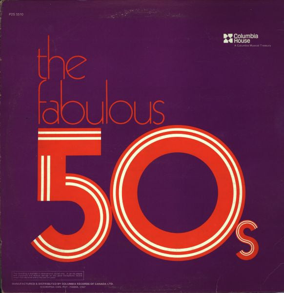 Various : The Fabulous Fifties (2xLP, Comp)
