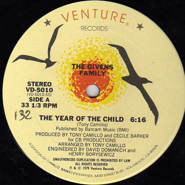 The Givens Family : The Year Of The Child (12")